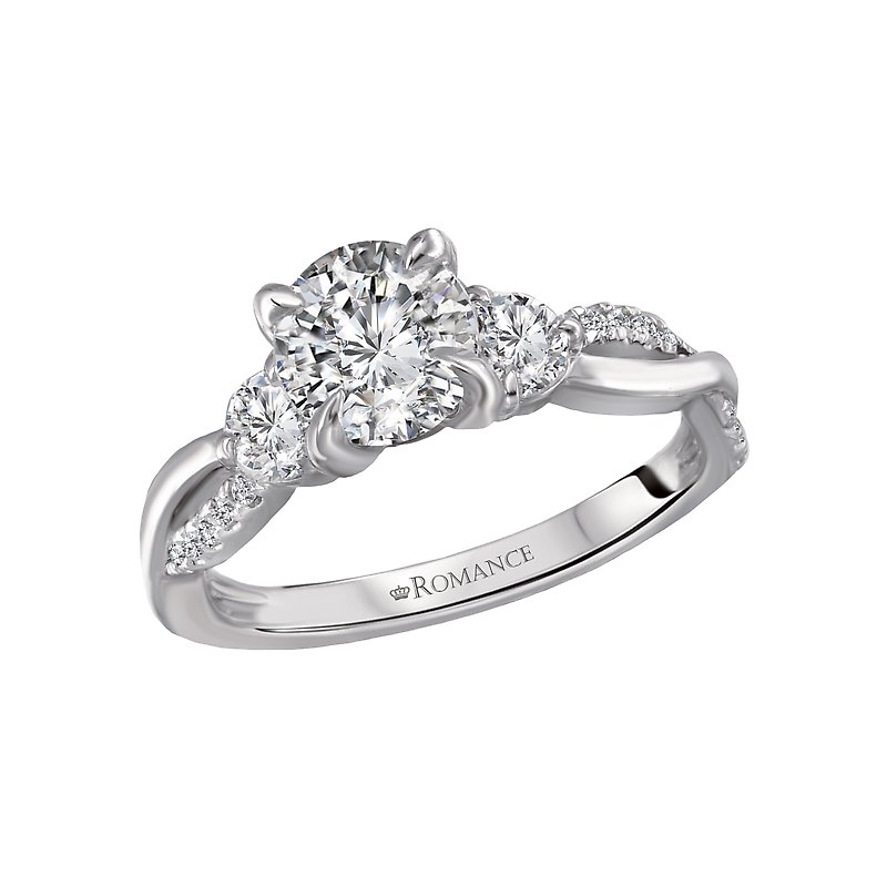 Romance *** Lab Grown Diamond *** Classic Semi-Mount Diamond Ring