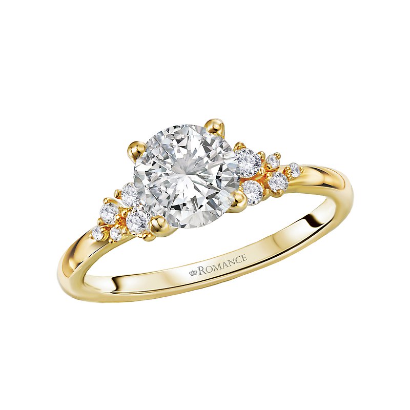 Romance Diamond Semi-Mount Engagement Ring