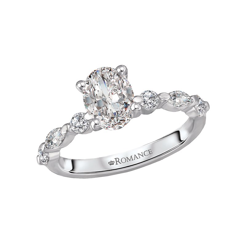 Romance *** Lab Grown Diamond *** Classic Semi-Mount Diamond Ring