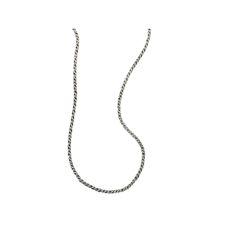 Eleganza Sterling Silver Twisted Rope Chain 801239-18Eleganza Sterling Silver Twisted Rope Chain 801239-18  Eleganza Sterling Silver Twisted Rope Chain