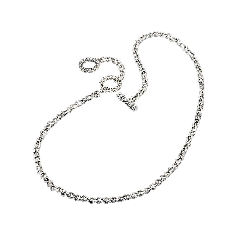 Eleganza Sterling Silver Cable Chain