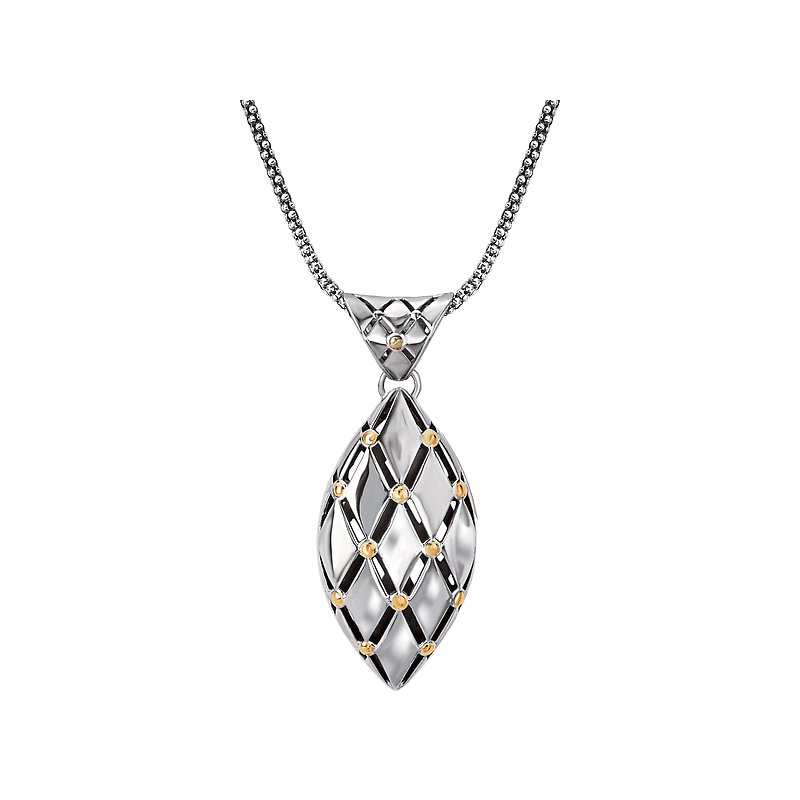 Eleganza Ladies Two-Tone Necklace