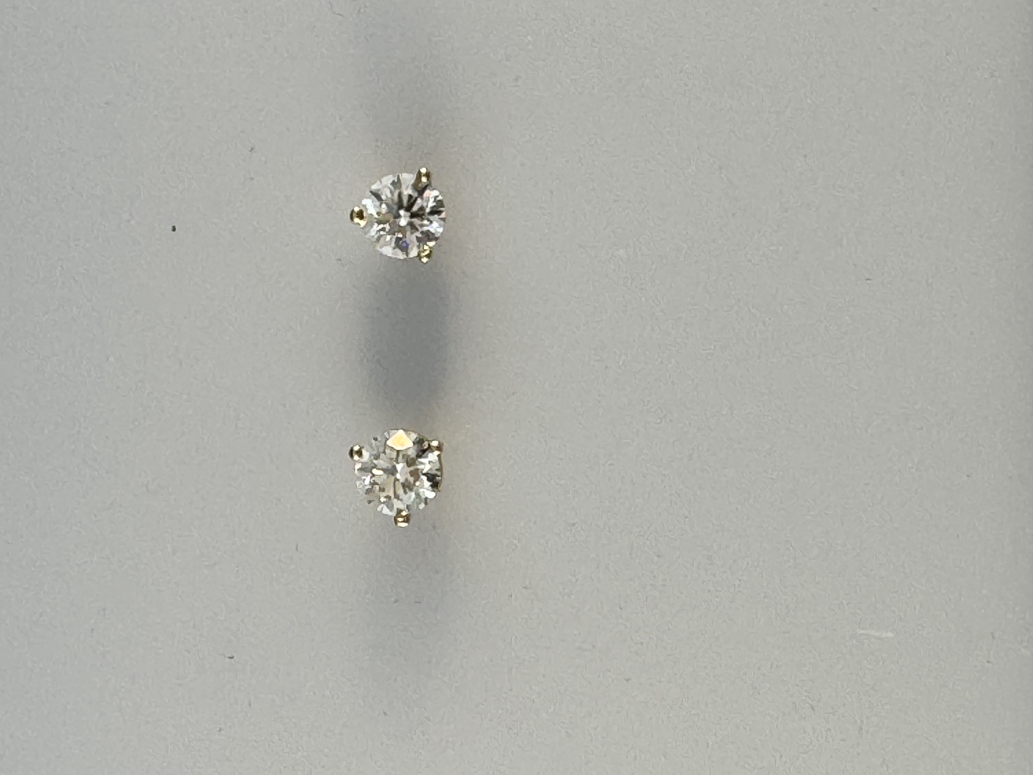 2.04 ct. total weight lab groww\n diamond earrings