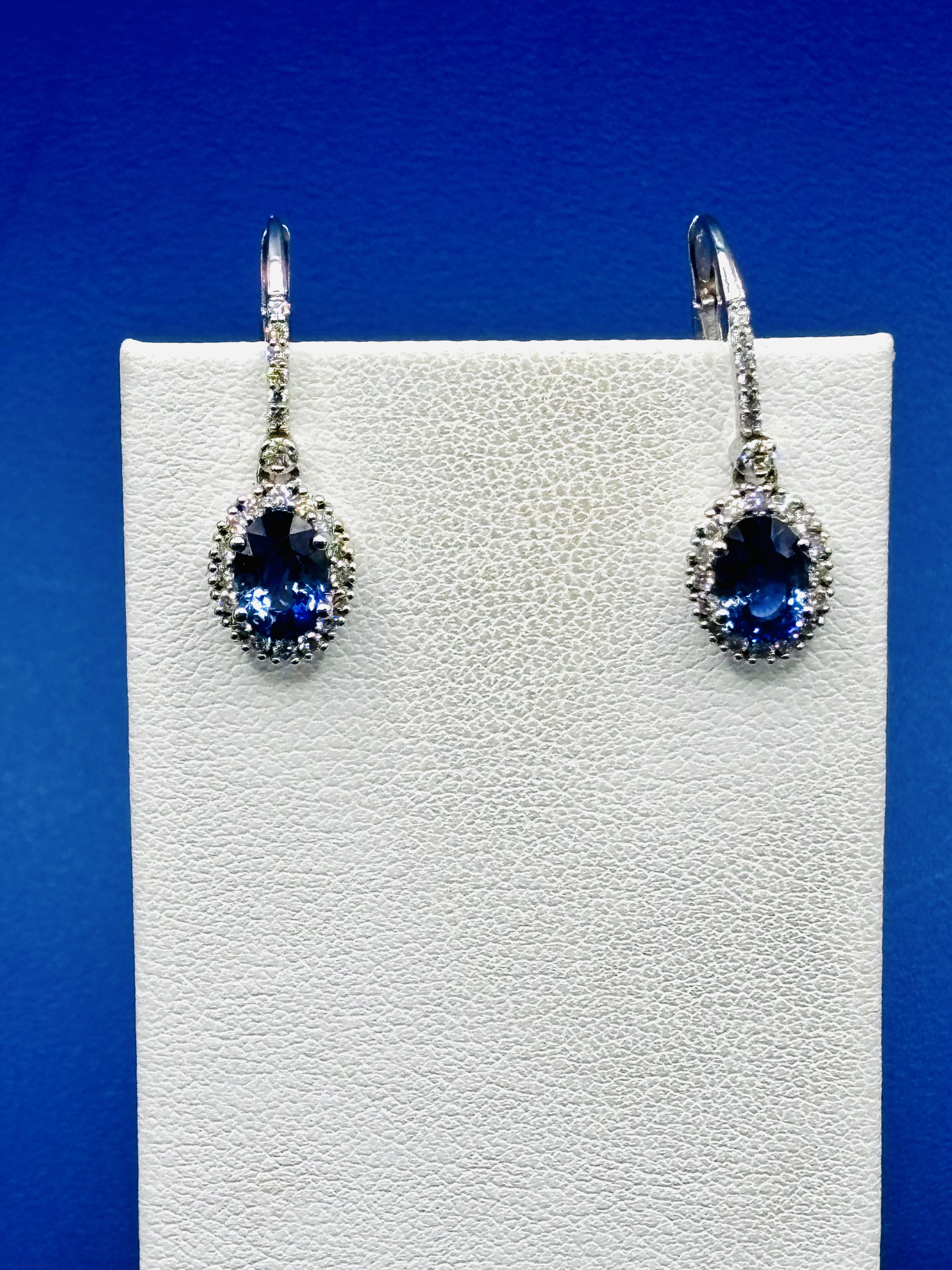 Sapphire Dangle Earrings