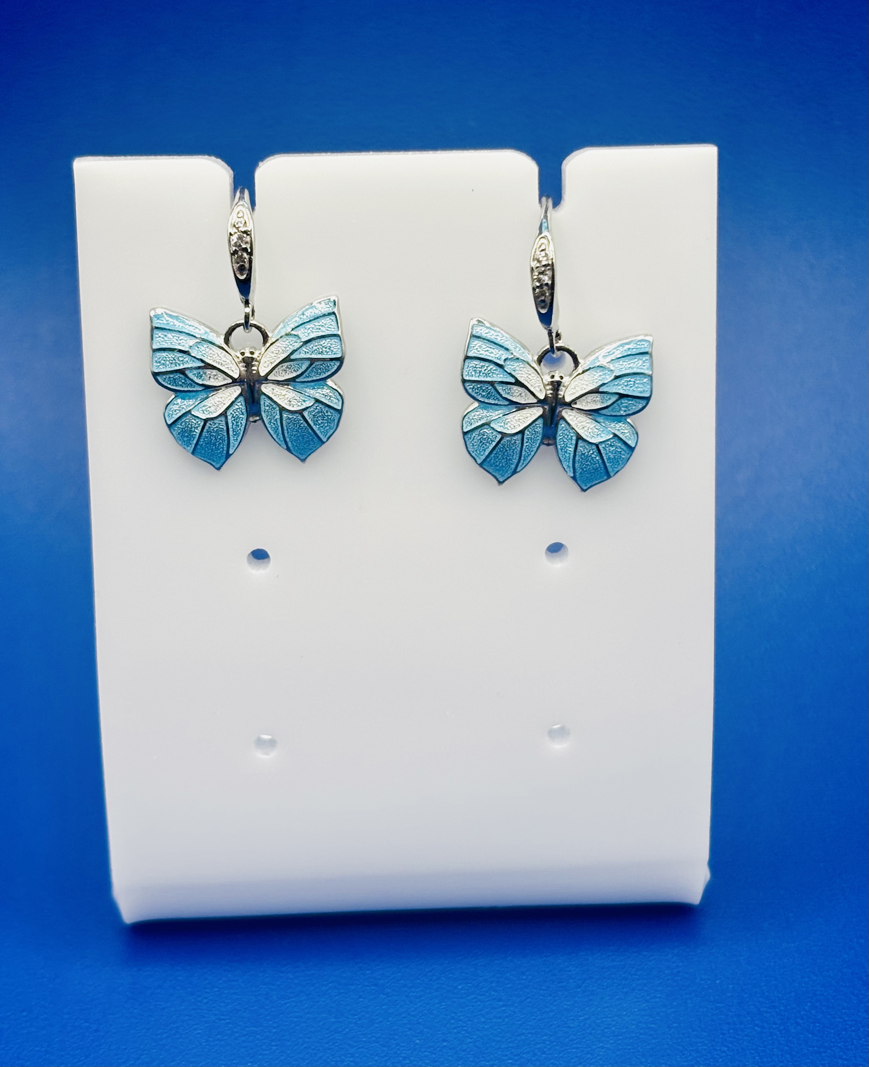 Butterfly Enamel Earrings