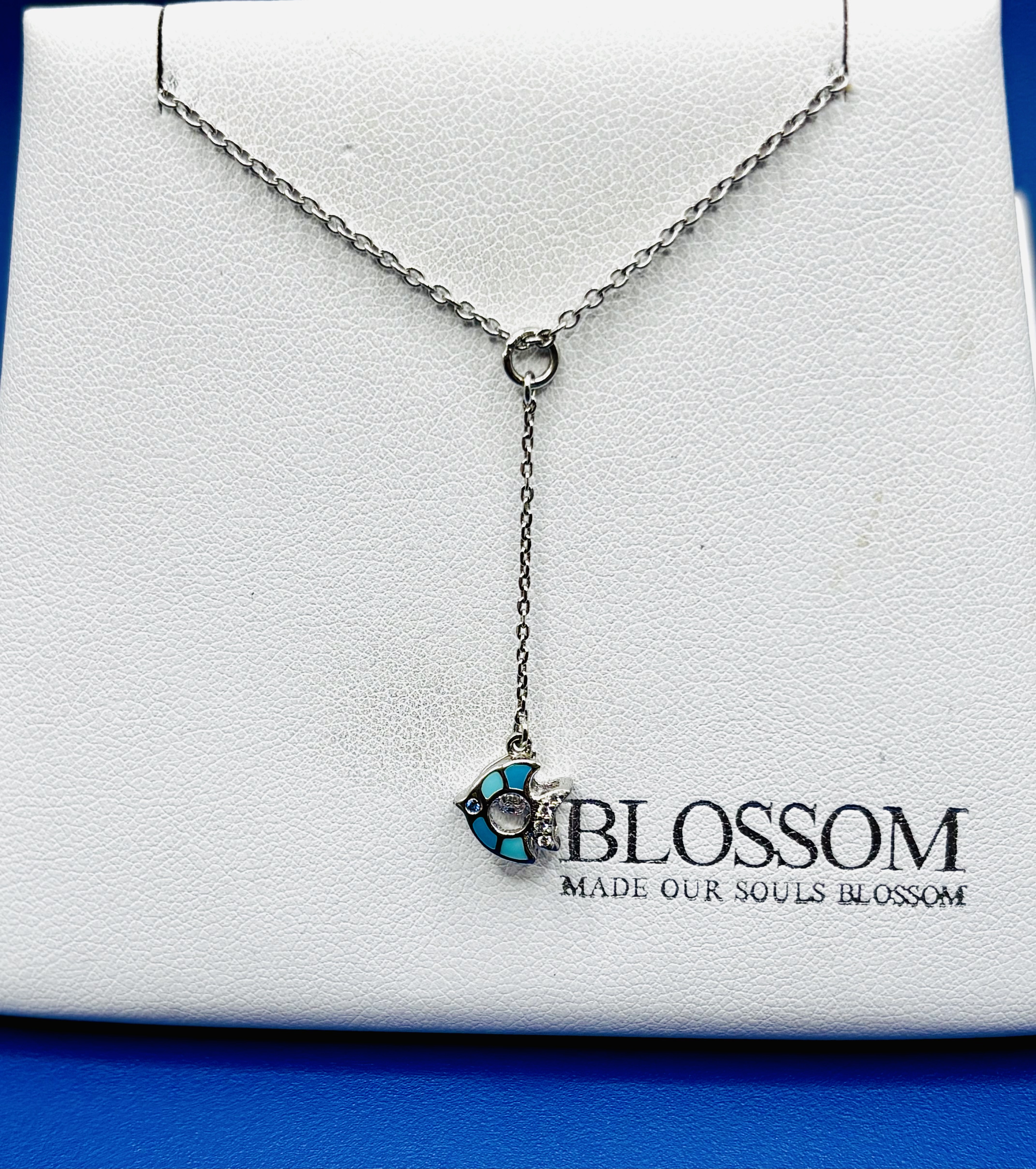 Sea & Sand Fish Pendant