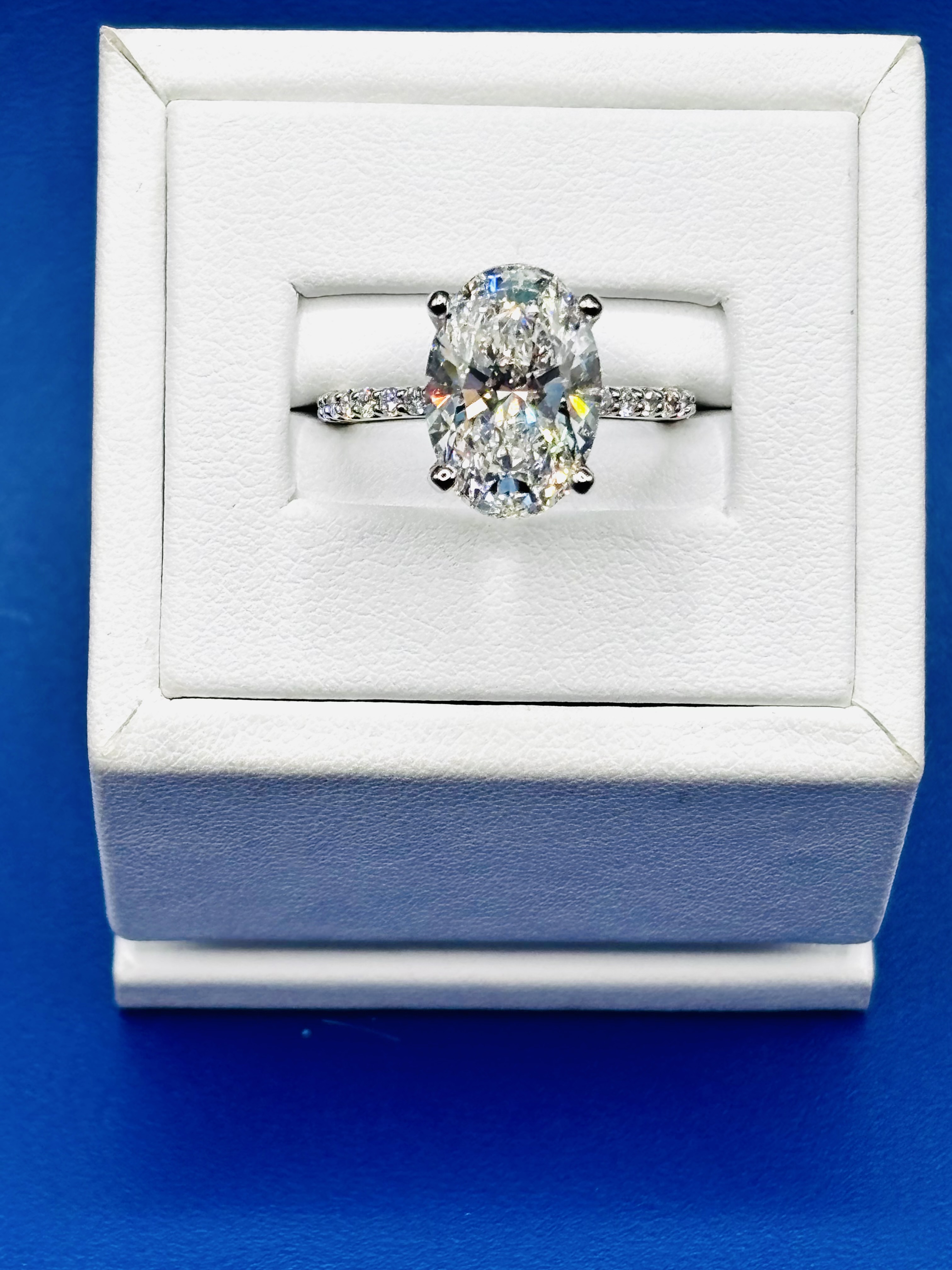 5.03ct Oval Lab Grown Ring