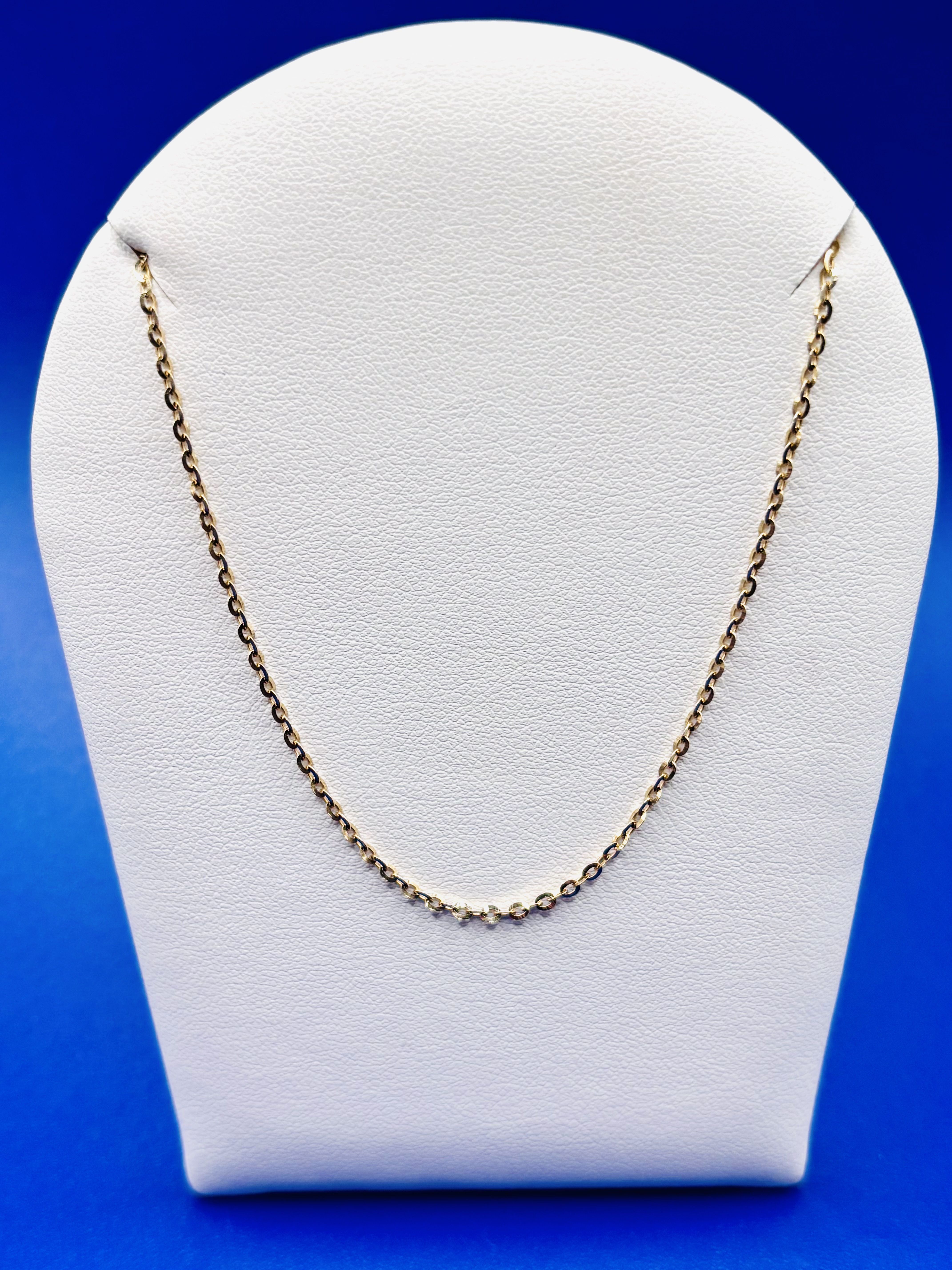 14kt Yellow Gold 24inch Cable Link Chain