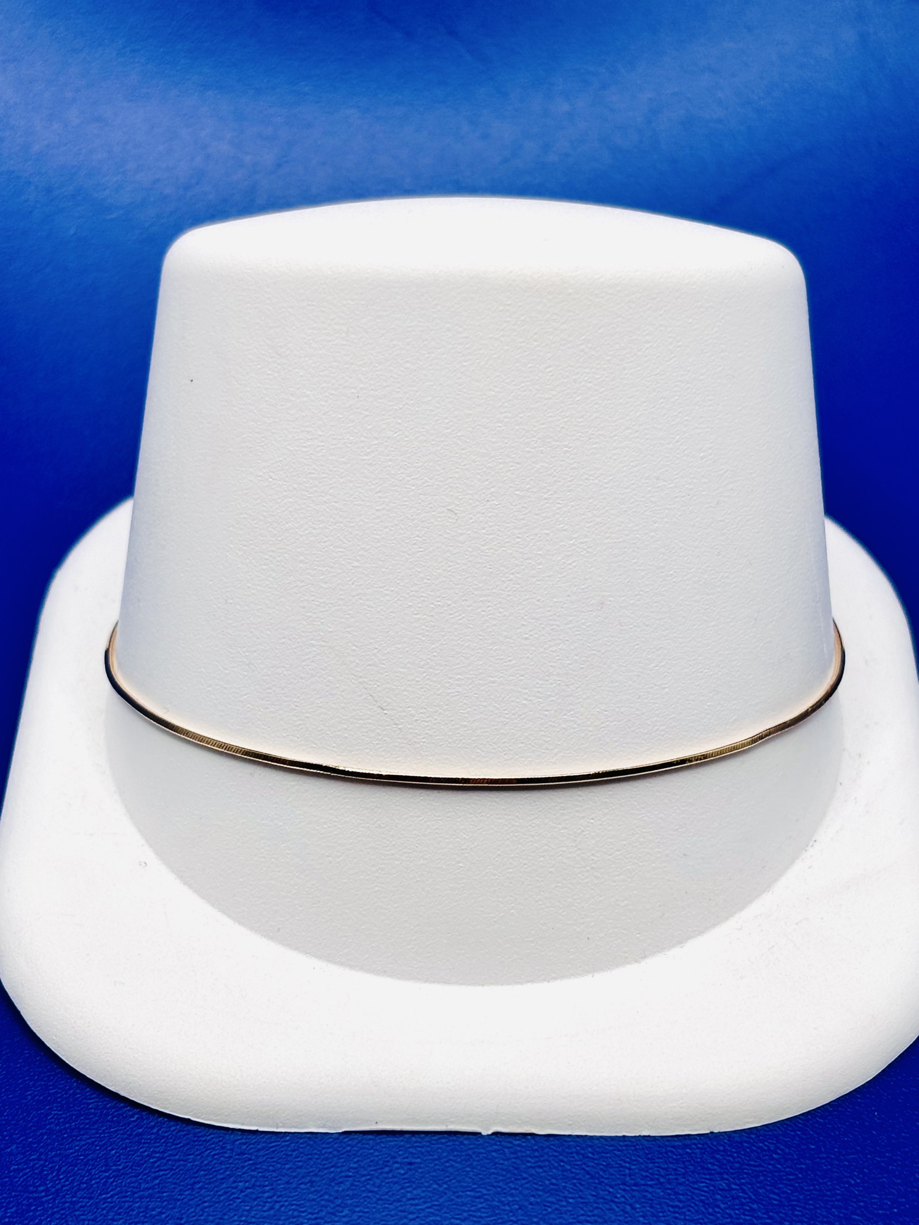 14kt Yellow Gold 8inch Snake Chain Bracelet