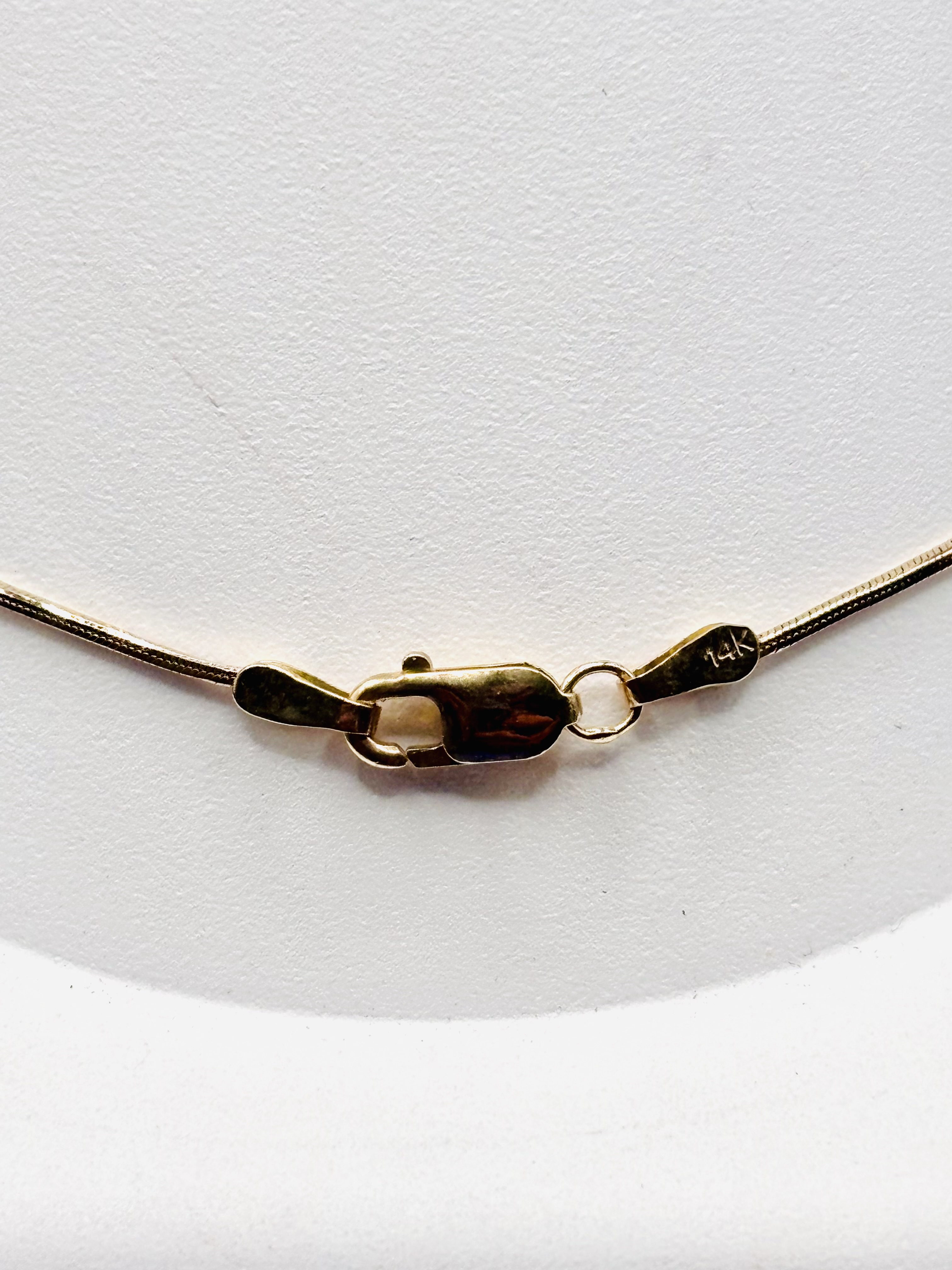 14kt Yellow Gold 8inch Snake Chain Bracelet alternate view